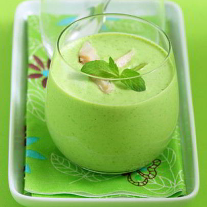 Холодный суп из сельдерея с яблоками