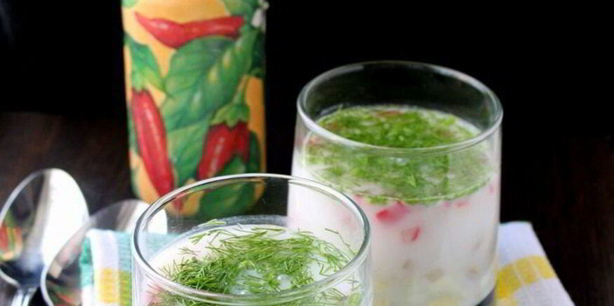 Рецепт холодного супа окрошка