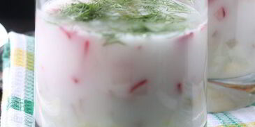 холодный суп окрошка