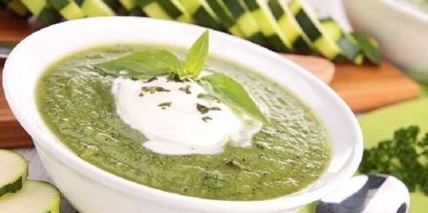 Рецепт холодного супа-пюре из кабачков