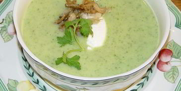 холодный суп-пюре из петрушки
