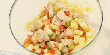 холодный суп с курицей