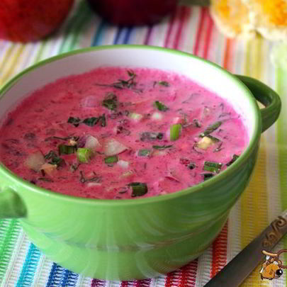 Холодный свекольный суп