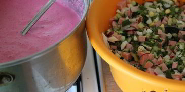 холодный свекольный суп