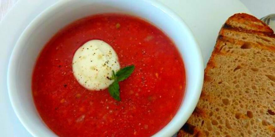 Рецепт холодного томатного супа