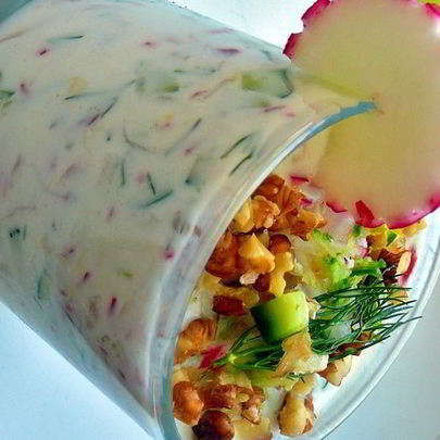 Летний, холодный, йогуртовый суп