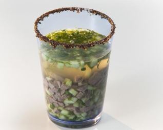 Похмельный холодный суп с бараниной