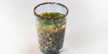 похмельный холодный суп с бараниной