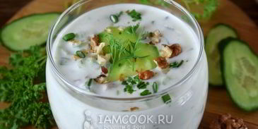 суп таратор с йогуртом