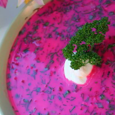 Свекольный холодник с закваской