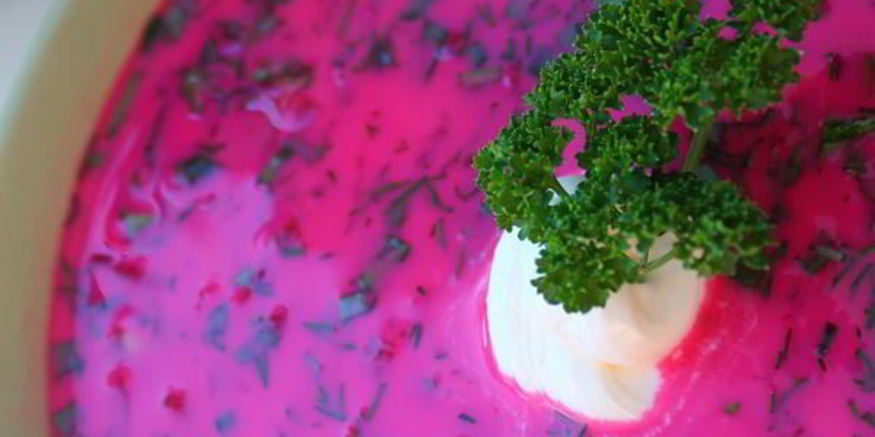 Рецепт свекольного холодника с закваской