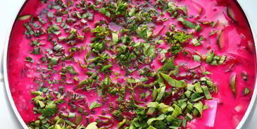 свекольный холодник с закваской