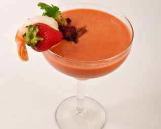 Томатно-клубничный гаспачо