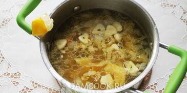 классический грибной суп