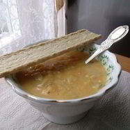 Рецепт Крема-супа с красной чечевицей и кукурузой