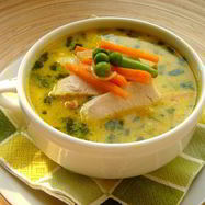 Рецепт Куриного супа карри с замаскированной цветной капустой