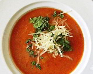 Куриный суп с гренками