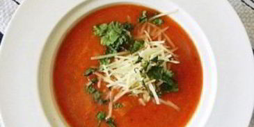 куриный суп с гренками