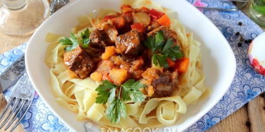 Рецепт лагмана в мультиварке