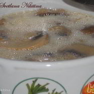 Рецепт Молочного супа с грибами