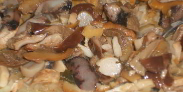 молочный суп с грибами