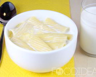 Молочный суп с макаронами