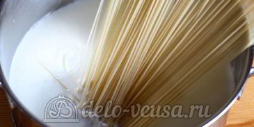 молочный суп с вермишелью