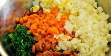 окрошка классическая на кефире