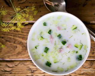 Окрошка классическая на воде