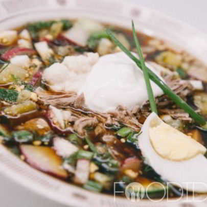 Окрошка мясная