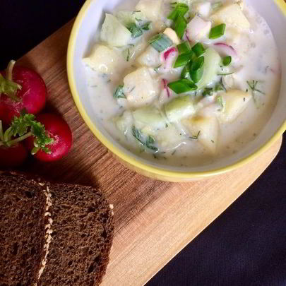 Окрошка на айране