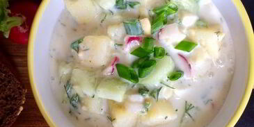 окрошка на айране