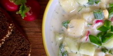 окрошка на айране