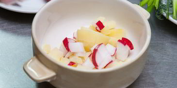 окрошка на имбирном квасе