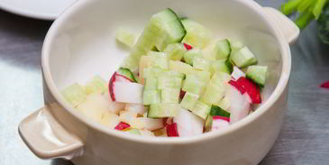 окрошка на имбирном квасе