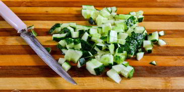 окрошка на кефире