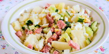 окрошка на кефире