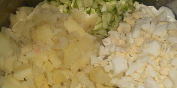 окрошка на свекольном отваре