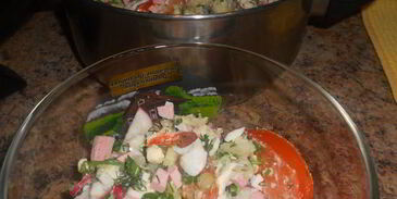 окрошка на свекольном отваре