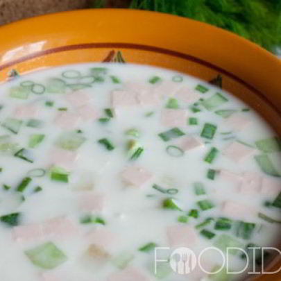 Окрошка на сыворотке