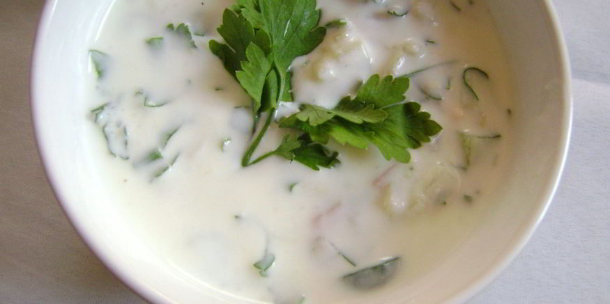 Рецепт окрошки на воде с уксусом