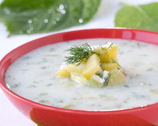 Окрошка на закваске