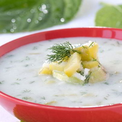 Окрошка на закваске