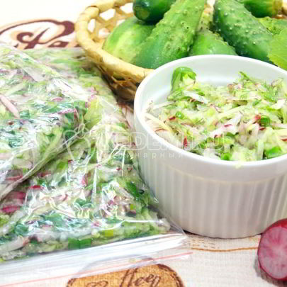 Окрошка на зиму