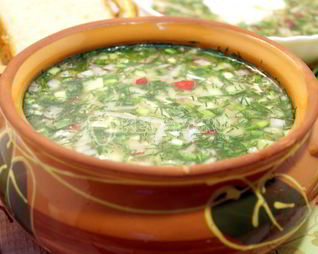 Окрошка овощная Весенняя