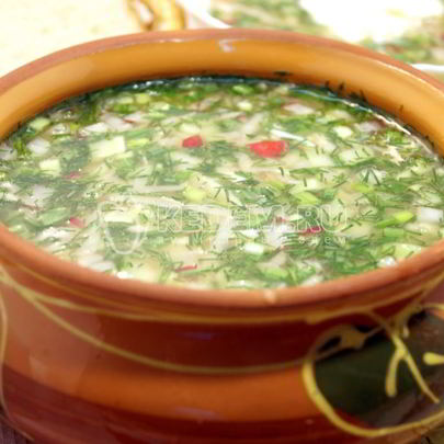 Окрошка овощная Весенняя