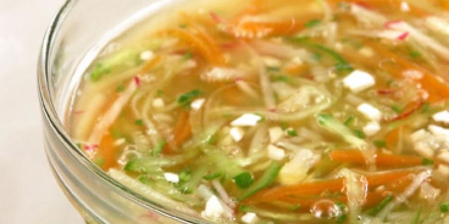 Рецепт окрошки овощной