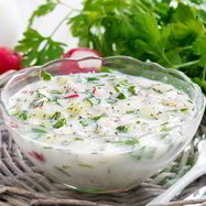 Рецепт Окрошки с горошком, горчицей, сметаной и майонезом