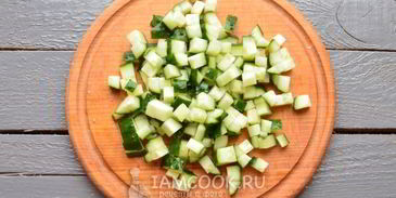 окрошка с колбасой на уксусе