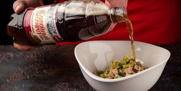 окрошка с колбасой